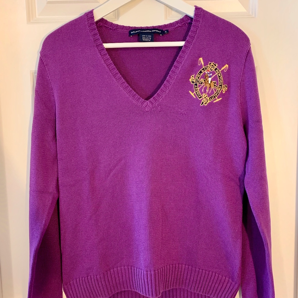 Polo Ralph Lauren Cotton V-Neck Sweater